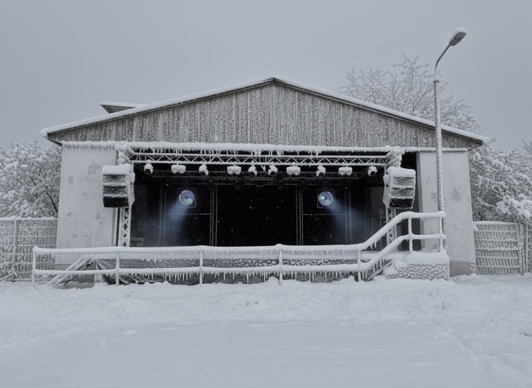 Ein frostiges Lebenszeichen